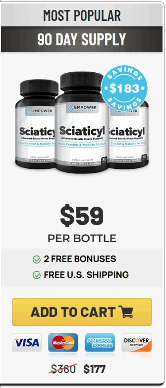 Sciaticyl three bottles order